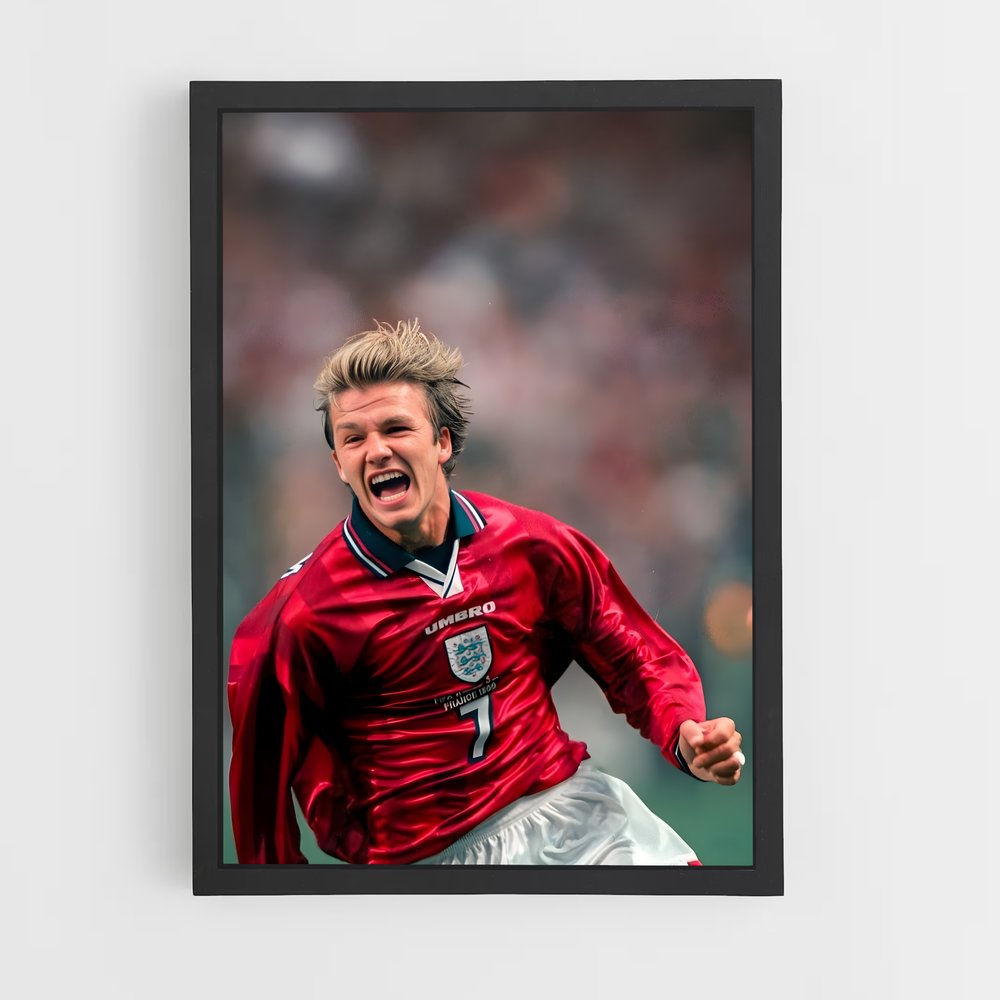 Poster Beckham en Action (vue 2)